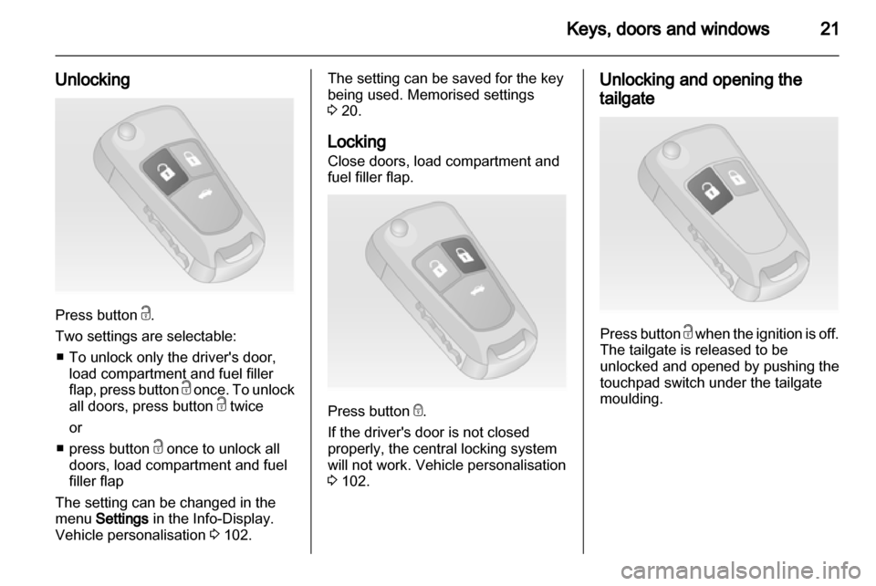 VAUXHALL INSIGNIA 2012  Owners Manual 