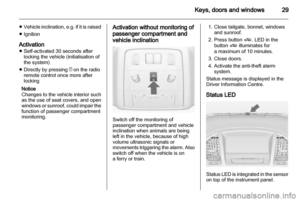 VAUXHALL INSIGNIA 2012  Owners Manual 