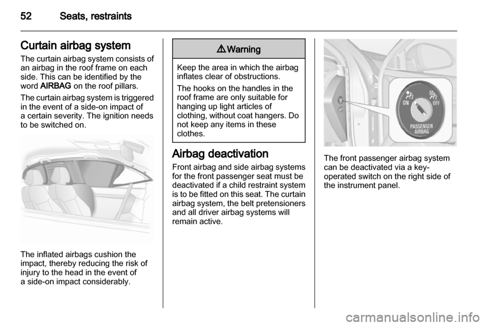 VAUXHALL INSIGNIA 2012  Owners Manual 