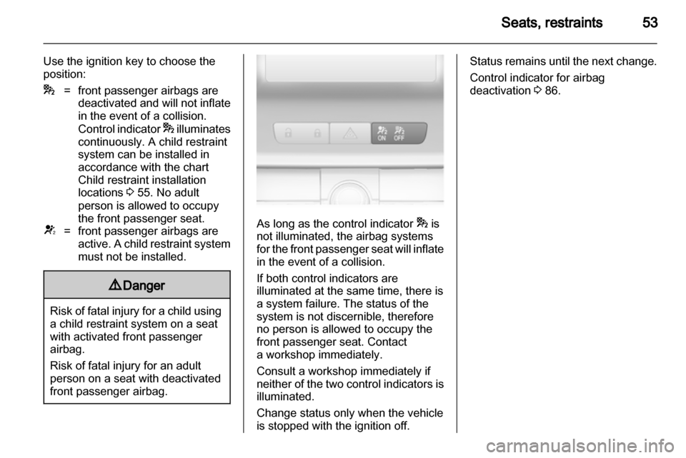 VAUXHALL INSIGNIA 2012  Owners Manual 