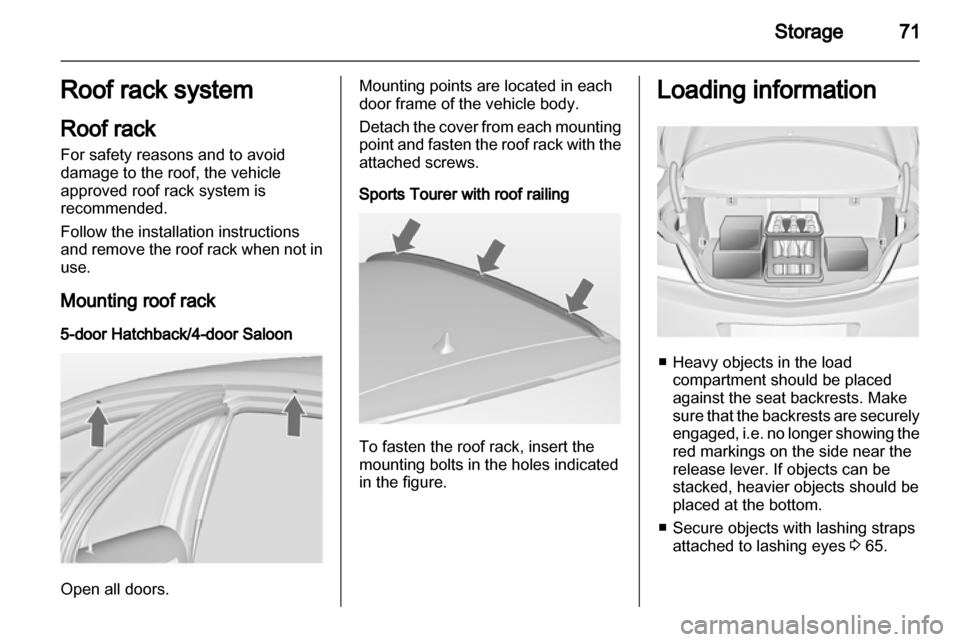 VAUXHALL INSIGNIA 2012  Owners Manual 