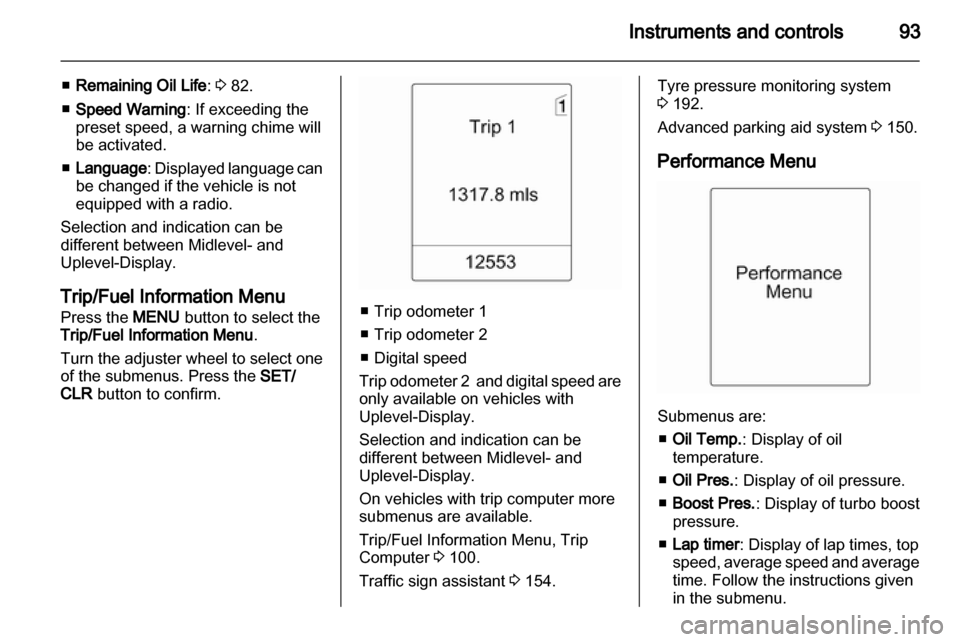 VAUXHALL INSIGNIA 2012  Owners Manual 