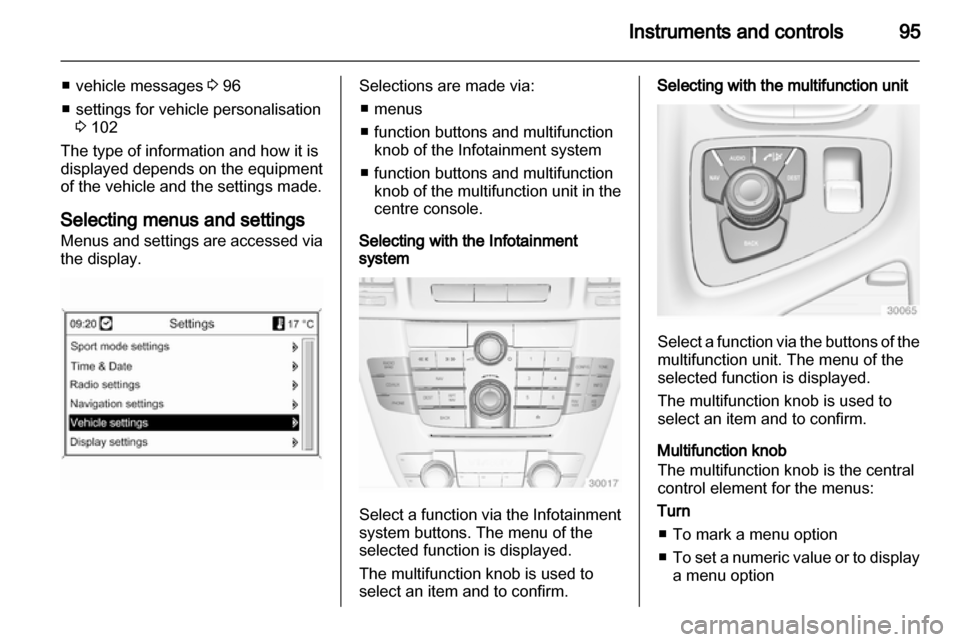 VAUXHALL INSIGNIA 2012  Owners Manual 