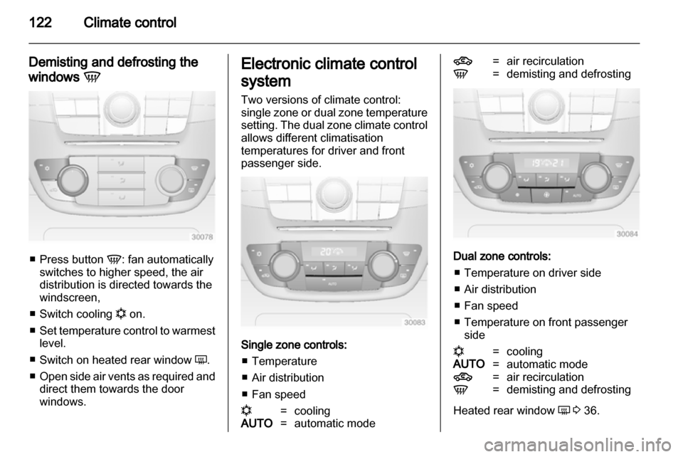 VAUXHALL INSIGNIA 2012.5  Owners Manual 