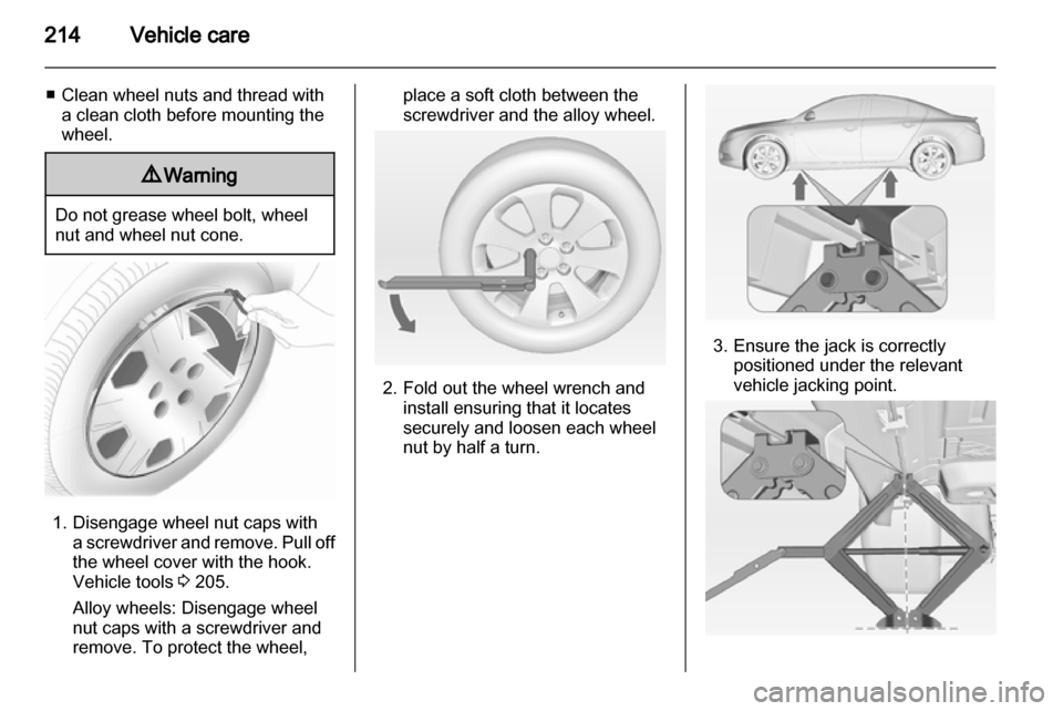 VAUXHALL INSIGNIA 2012.5  Owners Manual 