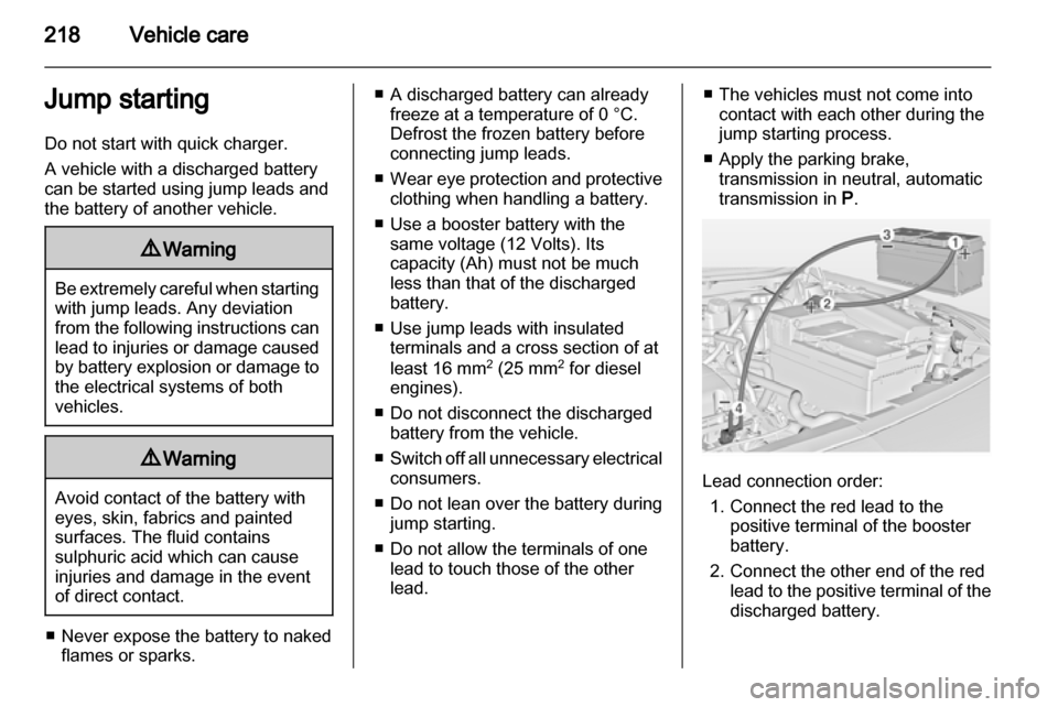 VAUXHALL INSIGNIA 2012.5  Owners Manual 