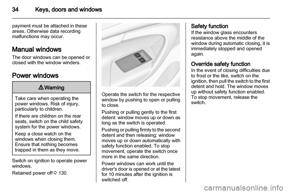 VAUXHALL INSIGNIA 2012.5  Owners Manual 