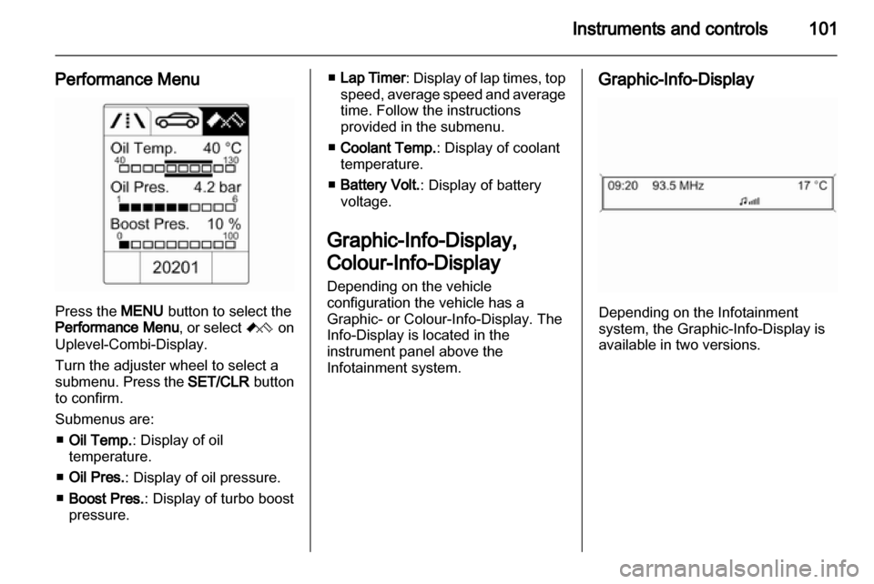 VAUXHALL INSIGNIA 2013  Owners Manual 