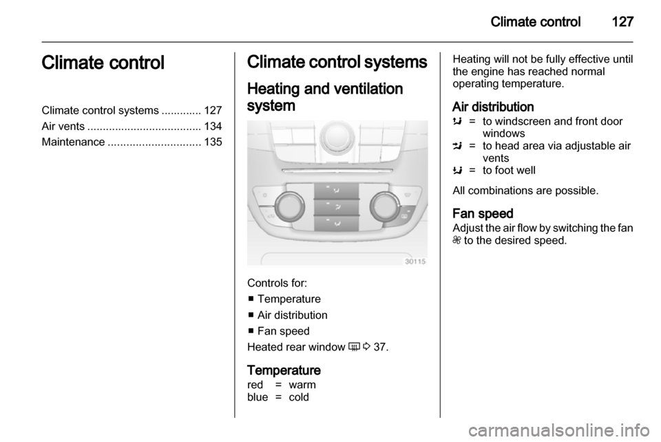 VAUXHALL INSIGNIA 2013  Owners Manual 