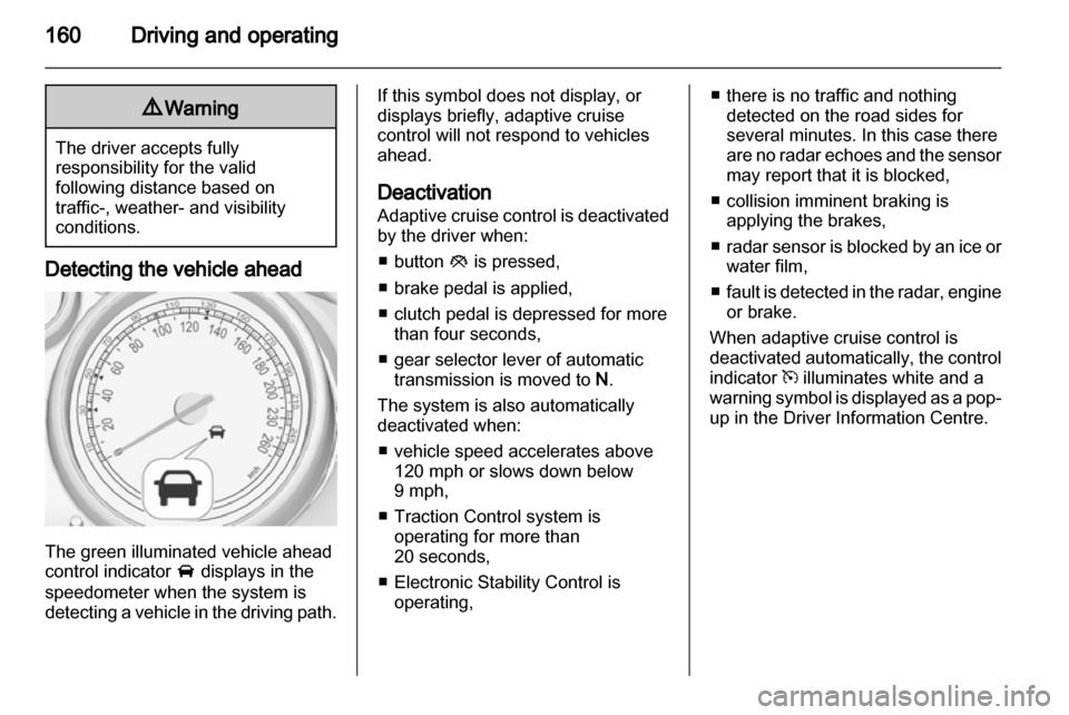 VAUXHALL INSIGNIA 2013  Owners Manual 