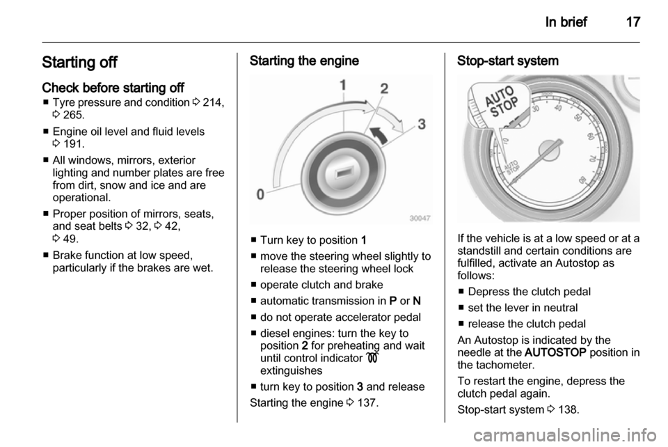 VAUXHALL INSIGNIA 2013  Owners Manual 