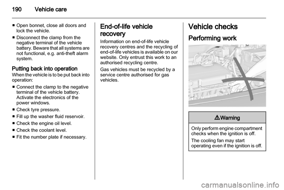 VAUXHALL INSIGNIA 2013  Owners Manual 
