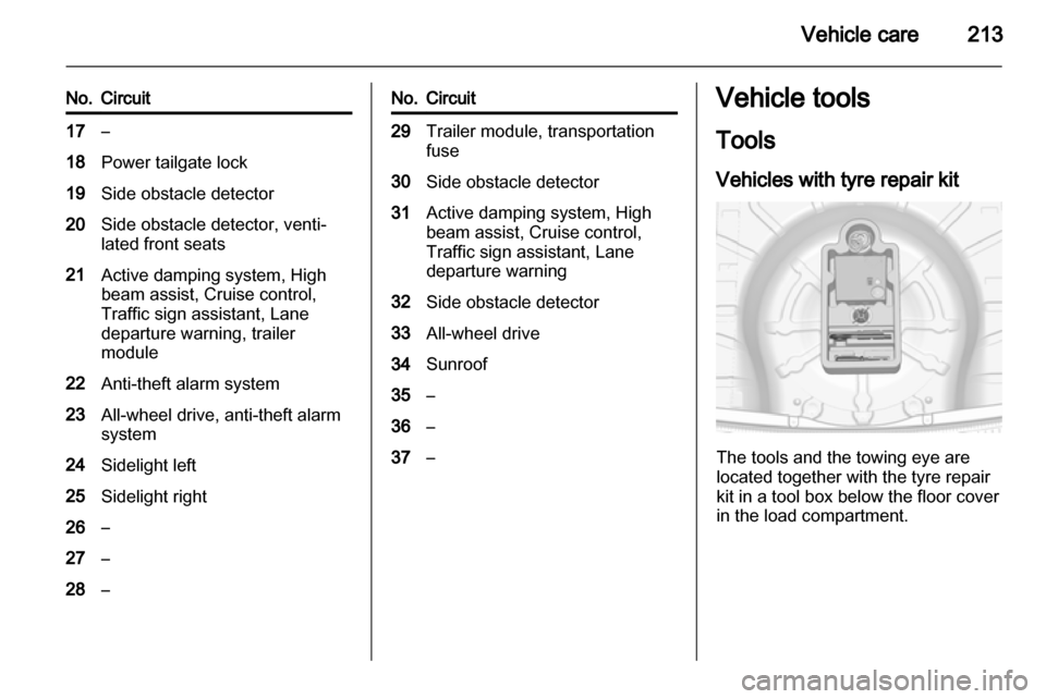 VAUXHALL INSIGNIA 2013  Owners Manual 