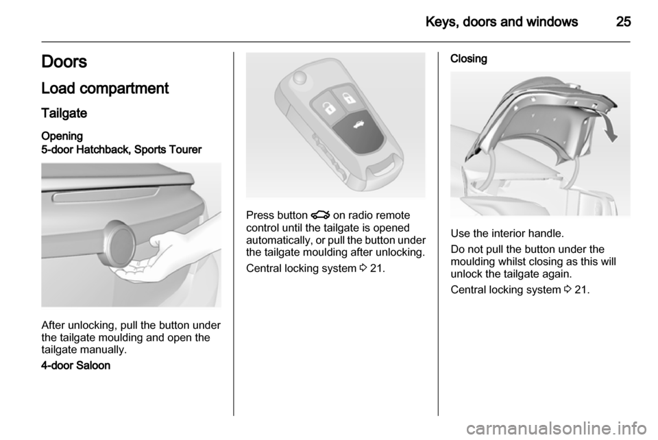 VAUXHALL INSIGNIA 2013  Owners Manual 