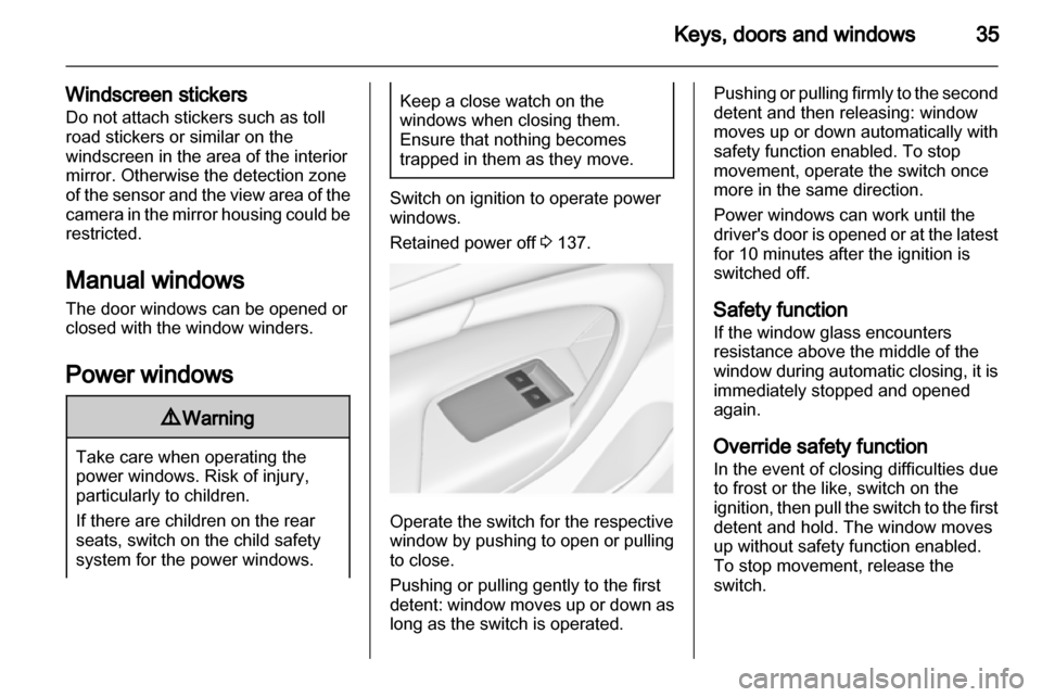 VAUXHALL INSIGNIA 2013  Owners Manual 