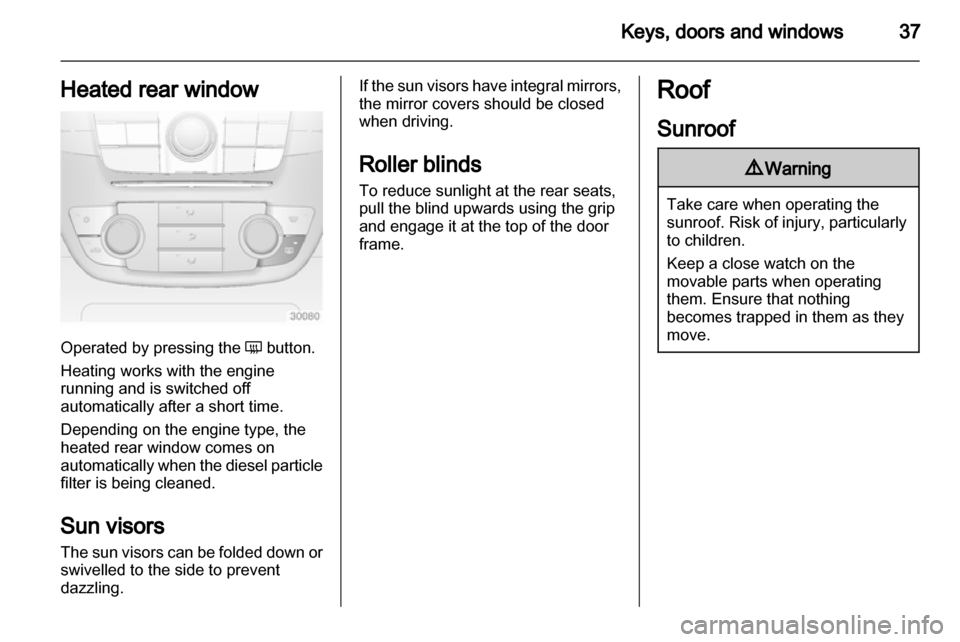 VAUXHALL INSIGNIA 2013  Owners Manual 