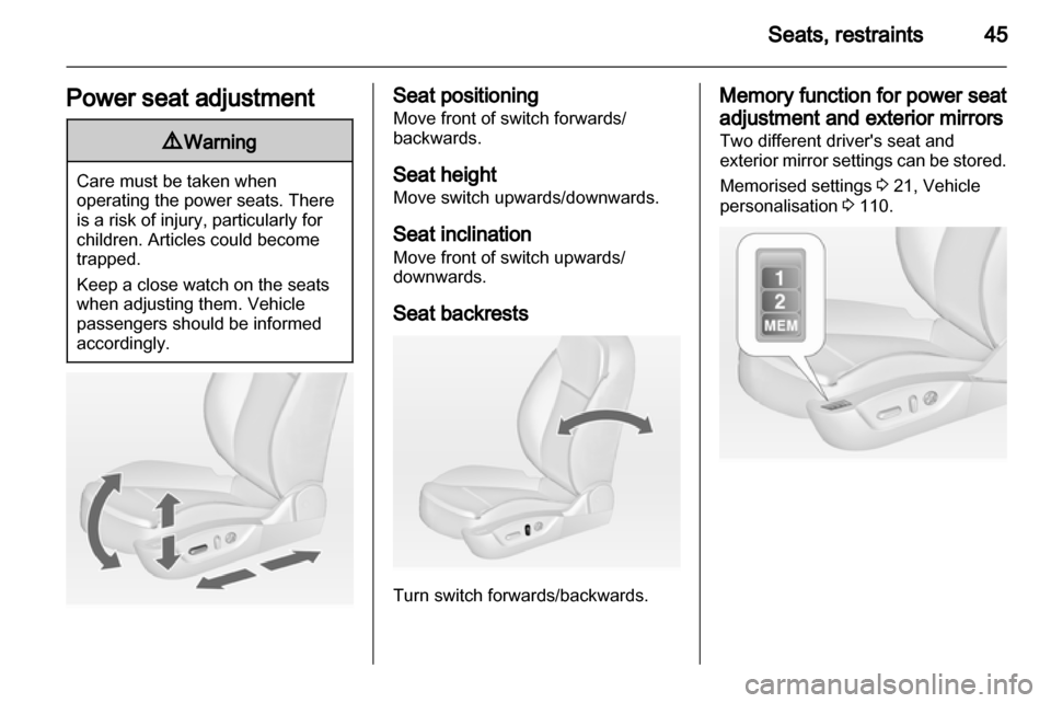 VAUXHALL INSIGNIA 2013  Owners Manual 