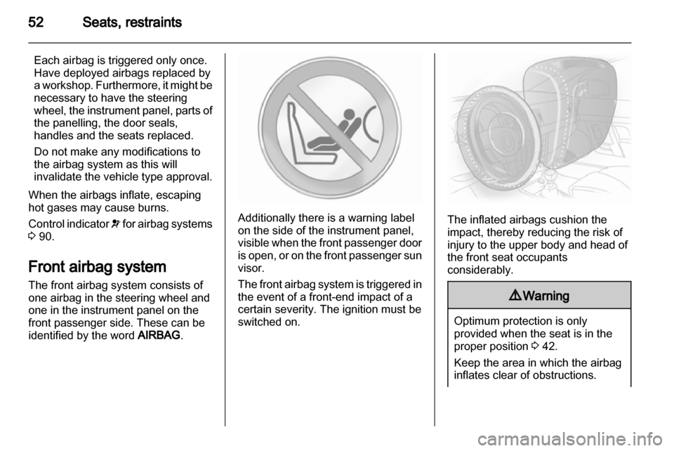 VAUXHALL INSIGNIA 2013  Owners Manual 
