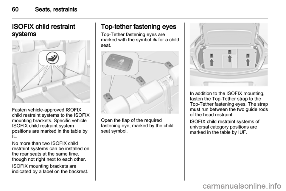 VAUXHALL INSIGNIA 2013  Owners Manual 