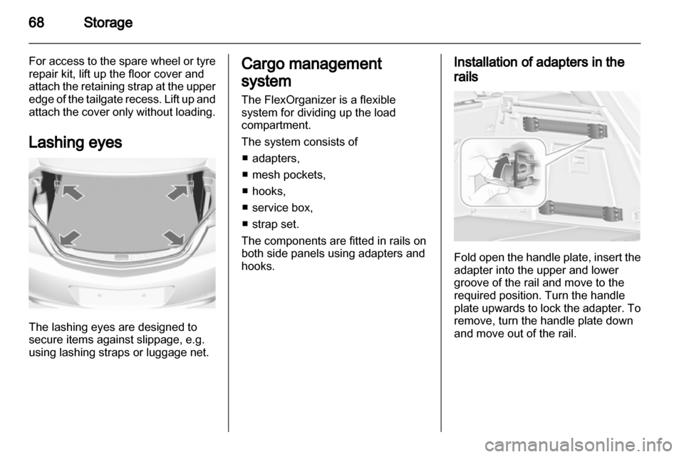 VAUXHALL INSIGNIA 2013  Owners Manual 