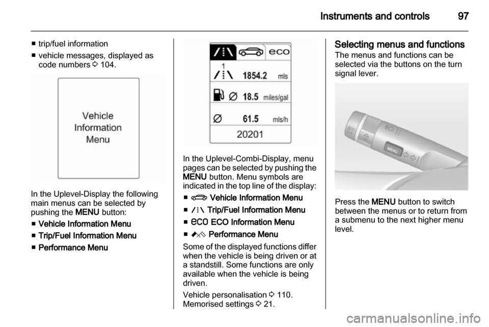 VAUXHALL INSIGNIA 2013  Owners Manual 