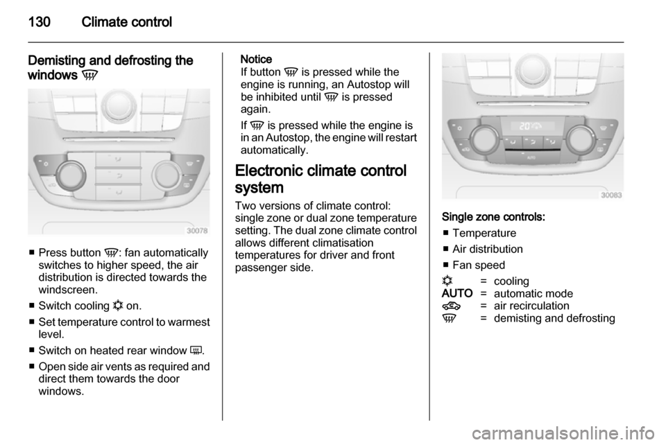 VAUXHALL INSIGNIA 2013.5  Owners Manual 