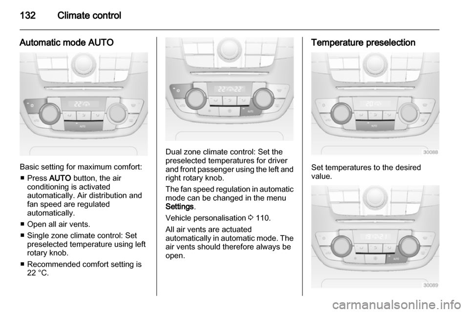 VAUXHALL INSIGNIA 2013.5  Owners Manual 