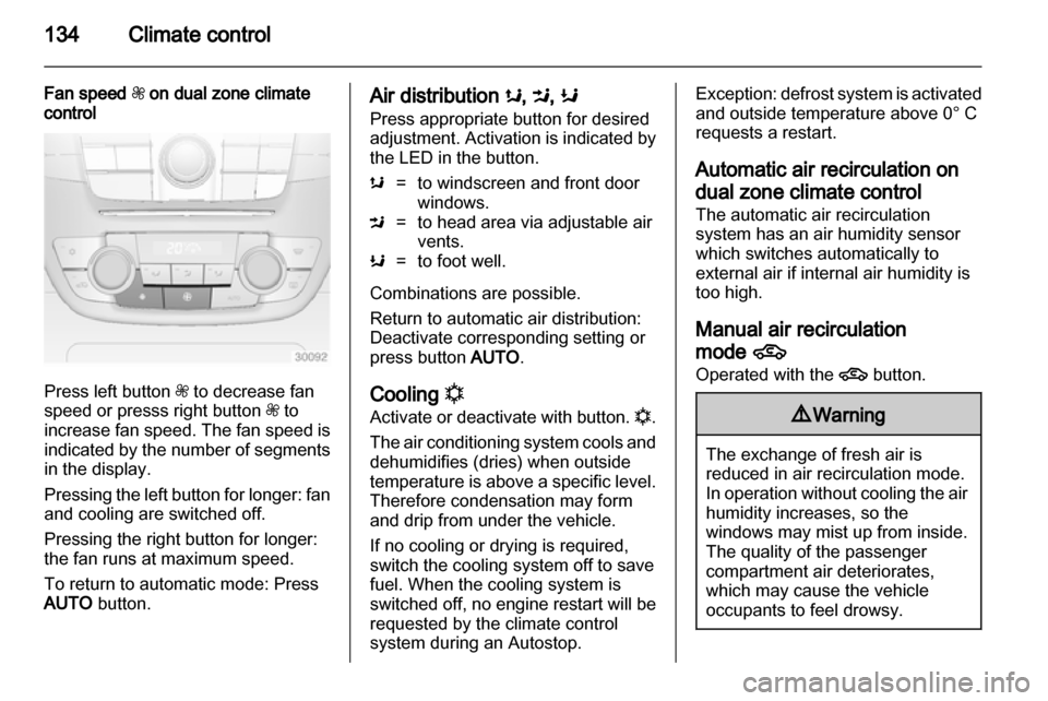 VAUXHALL INSIGNIA 2013.5  Owners Manual 
