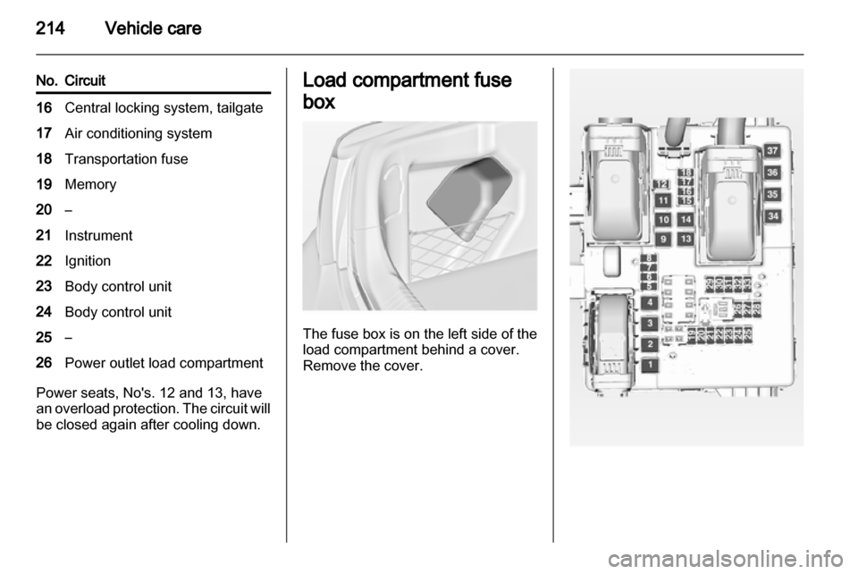 VAUXHALL INSIGNIA 2013.5  Owners Manual 