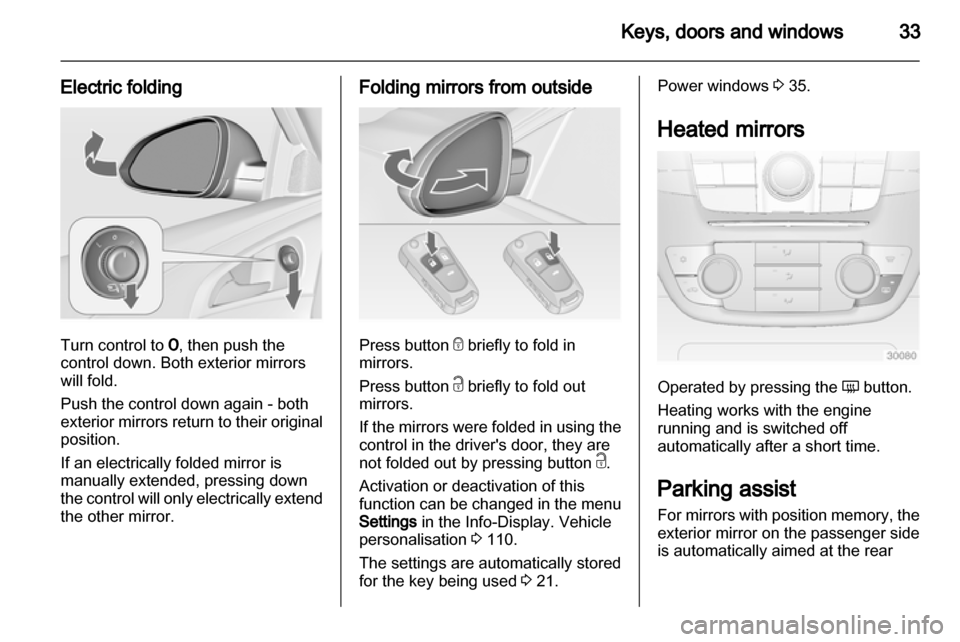 VAUXHALL INSIGNIA 2013.5  Owners Manual 