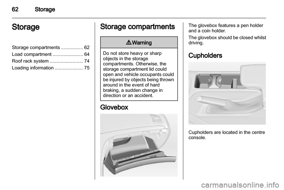VAUXHALL INSIGNIA 2013.5  Owners Manual 
