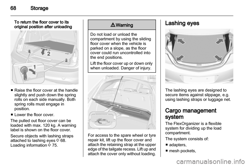 VAUXHALL INSIGNIA 2013.5  Owners Manual 