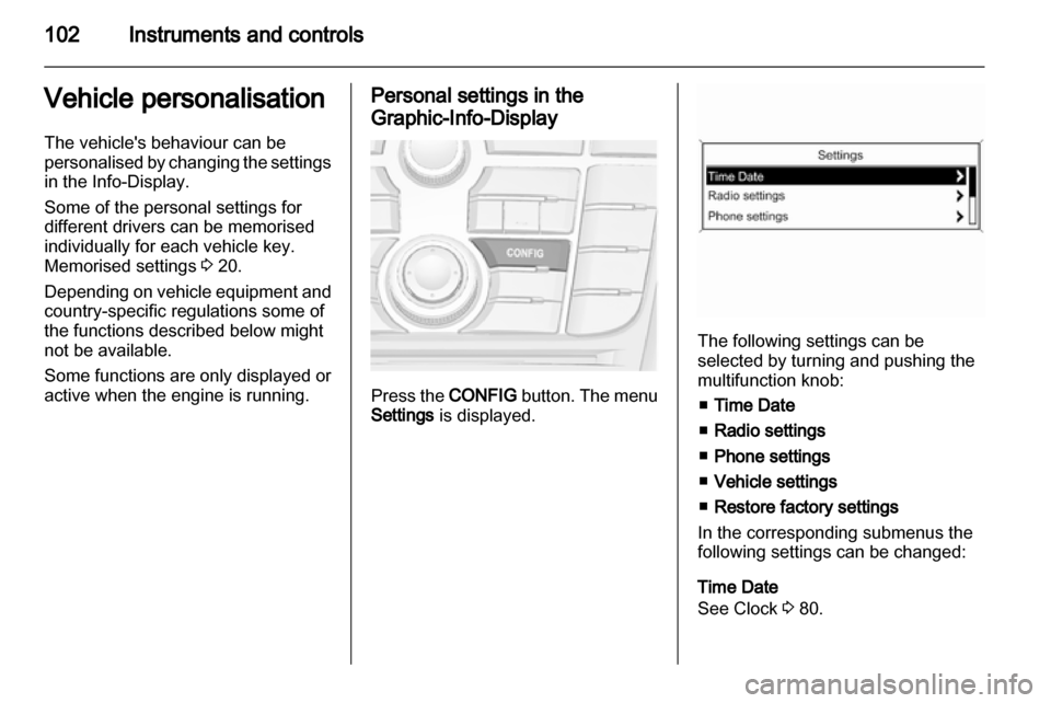 VAUXHALL MERIVA 2010.75  Owners Manual 