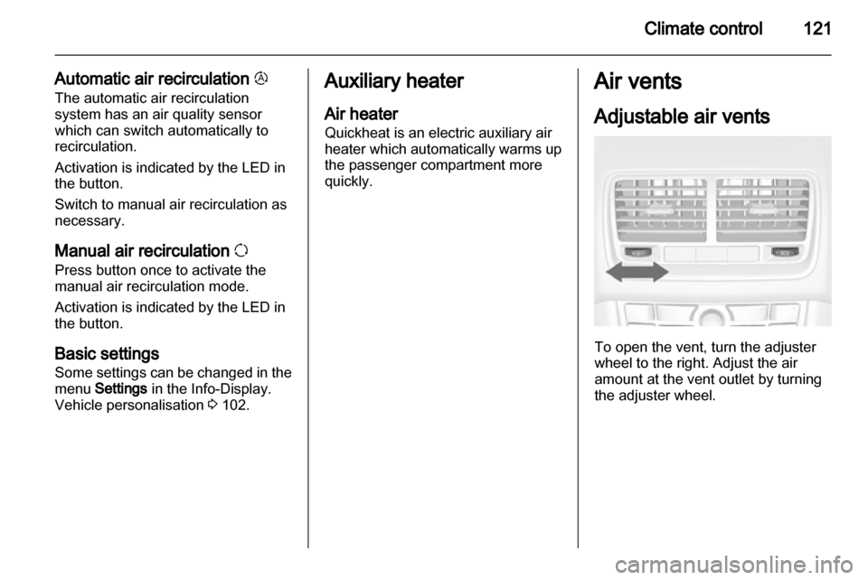 VAUXHALL MERIVA 2010.75  Owners Manual 