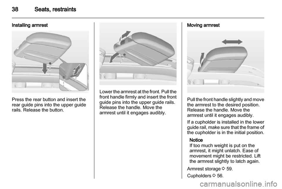 VAUXHALL MERIVA 2010.75  Owners Manual 