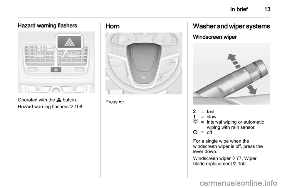 VAUXHALL MERIVA 2011  Owners Manual 