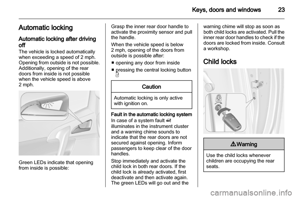 VAUXHALL MERIVA 2011  Owners Manual 