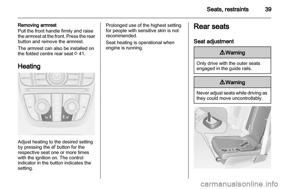 VAUXHALL MERIVA 2011  Owners Manual 