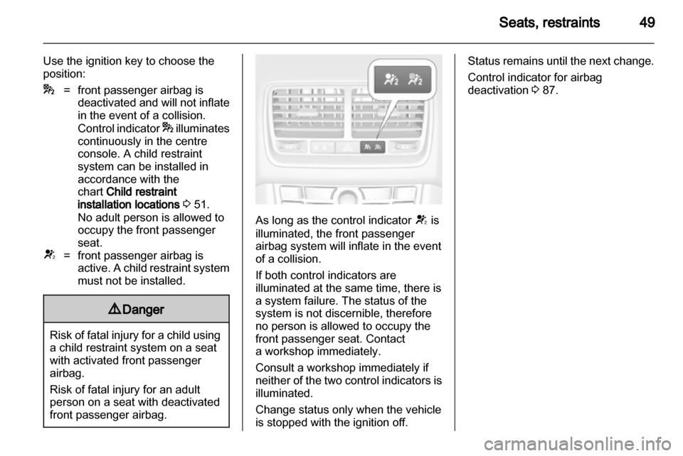 VAUXHALL MERIVA 2011  Owners Manual 