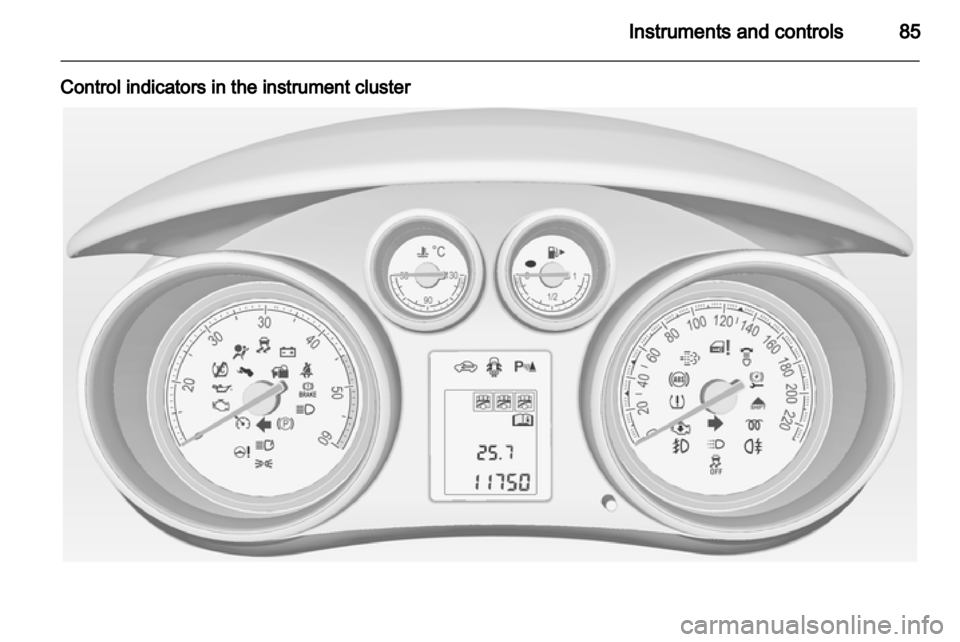 VAUXHALL MERIVA 2011  Owners Manual 