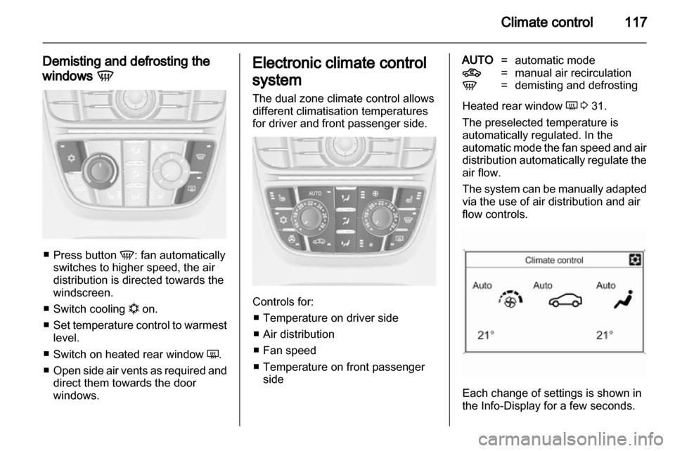 VAUXHALL MERIVA 2011.5  Owners Manual 