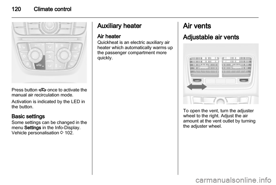 VAUXHALL MERIVA 2011.5  Owners Manual 