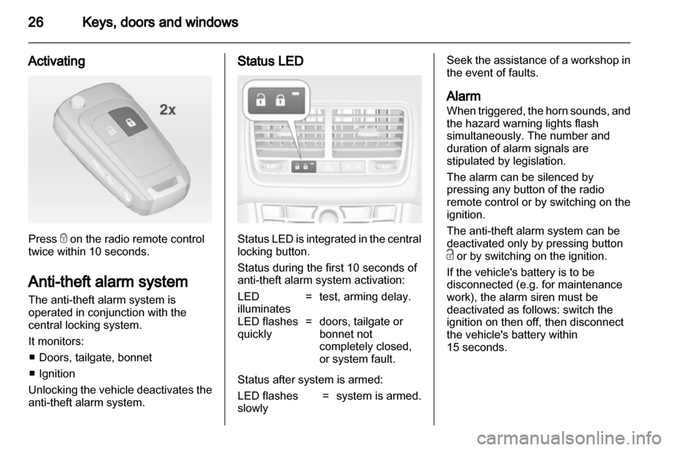 VAUXHALL MERIVA 2011.5  Owners Manual 