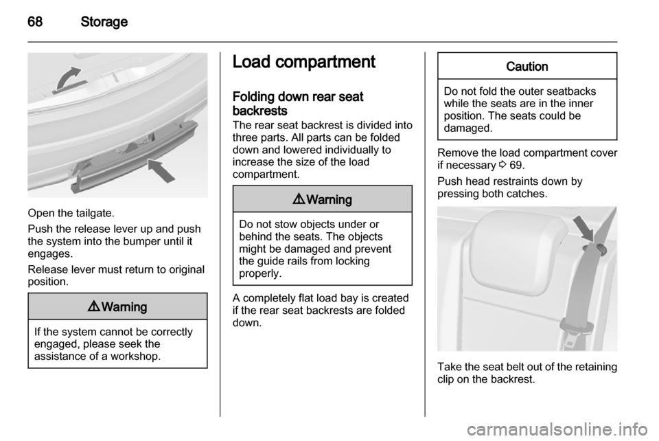 VAUXHALL MERIVA 2011.5  Owners Manual 