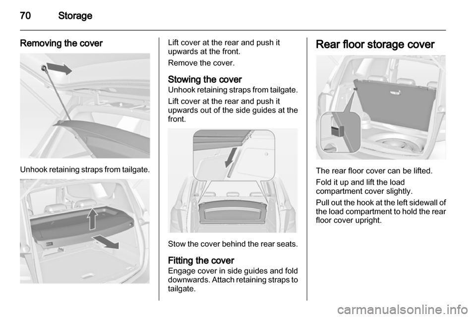 VAUXHALL MERIVA 2011.5  Owners Manual 