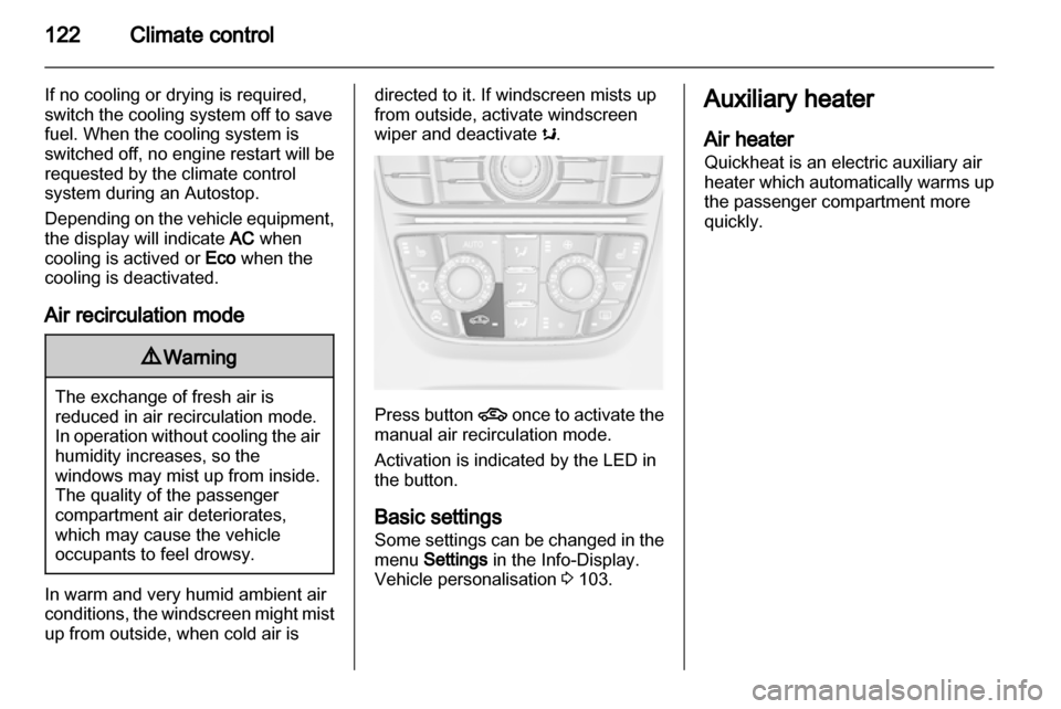 VAUXHALL MERIVA 2012  Owners Manual 
