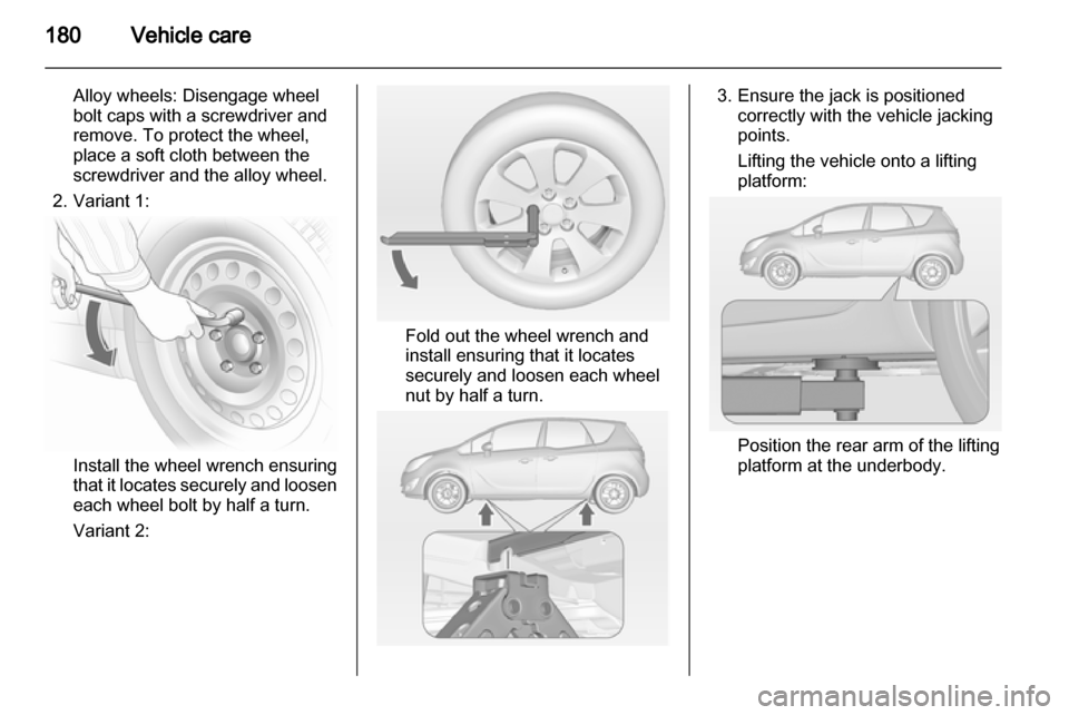VAUXHALL MERIVA 2012  Owners Manual 