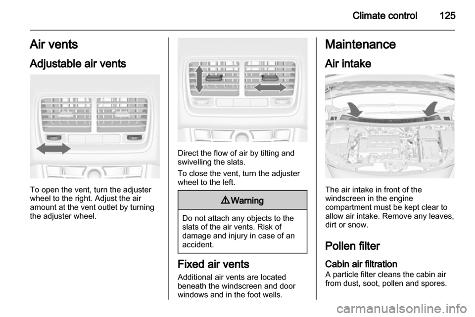 VAUXHALL MERIVA 2012.5  Owners Manual 