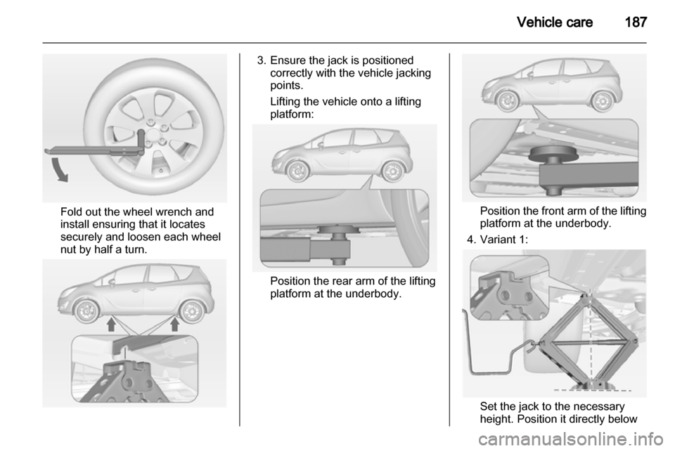 VAUXHALL MERIVA 2012.5  Owners Manual 