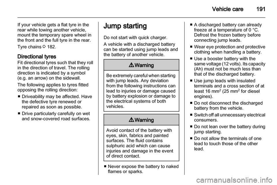 VAUXHALL MERIVA 2012.5  Owners Manual 